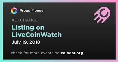 LiveCoinWatch पर लिस्टिंग