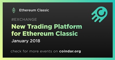 New Trading Platform for Ethereum Classic