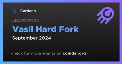 Cardano to Undergo Vasil Hard Fork in September