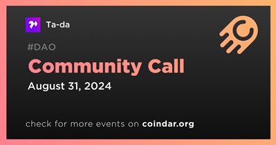 Ta-Da to Host Community Call on August 31st