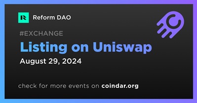 Reform DAO to Be Listed on Uniswap
