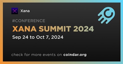 Xana to Host XANA SUMMIT 2024 on September 24th