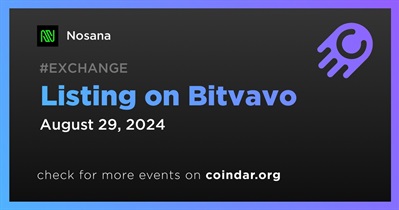 Nosana to Be Listed on Bitvavo