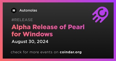 Lançamento Alpha do Pearl para Windows