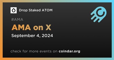 Drop Staked ATOM to Hold AMA on X on September 4th