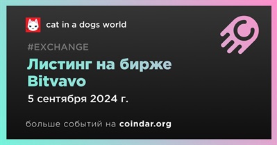 Bitvavo проведет листинг cat in a dogs world