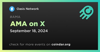 Oasis Network to Hold AMA on X on September 18th