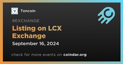 LCX Exchange पर लिस्टिंग