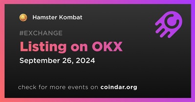 Hamster Kombat to Be Listed on OKX on September 26th