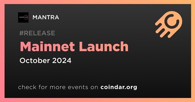 MANTRA to Launch Mainnet in October