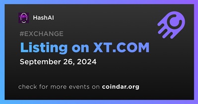 HashAI to Be Listed on XT.COM