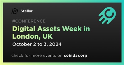 Stellar to Participate in Digital Assets Week in London on October 2nd