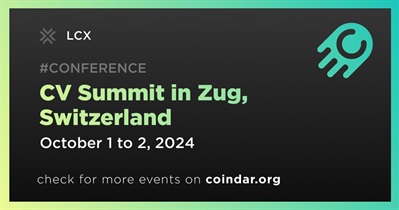 LCX to Participate in CV Summit in Zug on October 1st