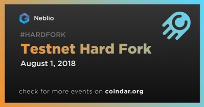 Testnet Hard Fork