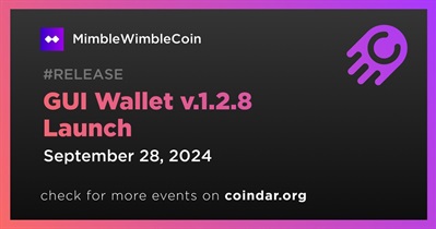 MimbleWimbleCoin to Release GUI Wallet v.1.2.8