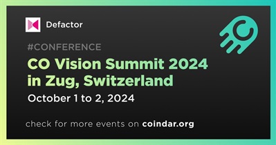 CO Vision Summit 2024 em Zug, Suíça