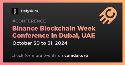 Conferência Binance Blockchain Week em Dubai, Emirados Árabes Unidos