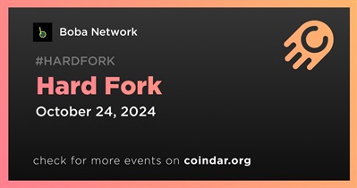 Boba Network to Undergo Hard Fork on October 24th