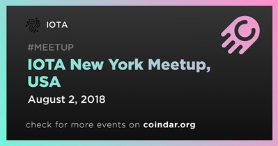 Reunión de IOTA en Nueva York, EE. UU.