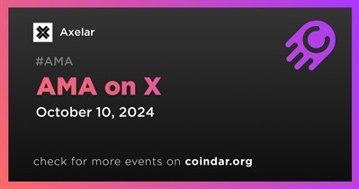 Axelar to Hold AMA on X on October 10th