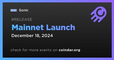 Sonic to Launch Mainnet on December 18th