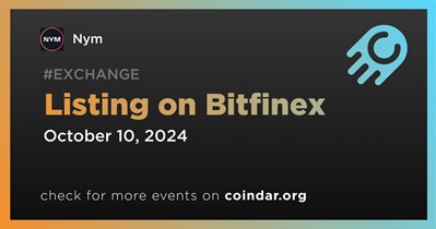 Nym to Be Listed on Bitfinex on October 10th