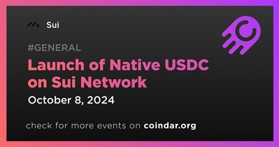 Lanzamiento de Native USDC en Sui Network