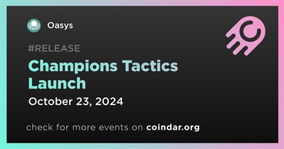 Oasys to Release Champions Tactics on October 23rd