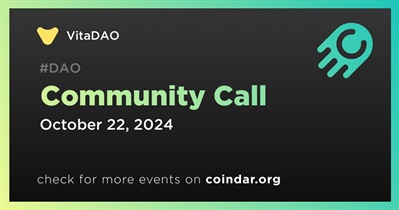 VitaDAO to Host Community Call on October 22