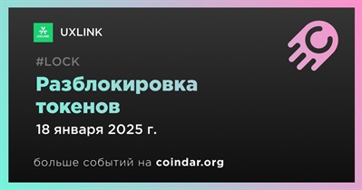 15,63% токенов UXLINK будет разблокировано 18 января