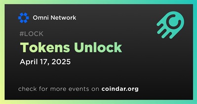 78.97% of OMNI Tokens Will Be Unlocked on April 17th