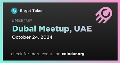 Bitget Token to Host Meetup in Dubai on October 24th