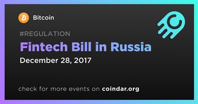 Fintech Bill in Russia
