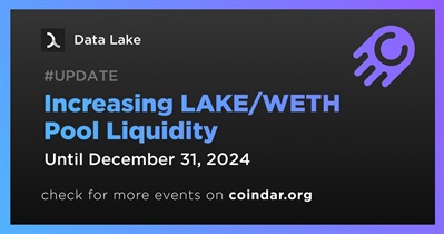 Data Lake to Increase LAKE/WETH Pool Liquidity in Q4