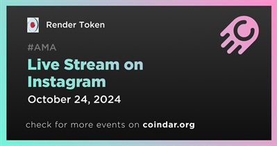 Render Token to Hold Live Stream on Instagram on October 24th