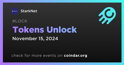 3.30% of STRK Tokens Will Be Unlocked on November 15th