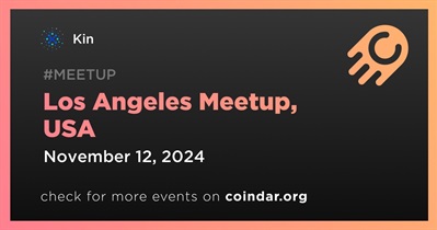 Kin to Host Meetup in Los Angeles on November 12th