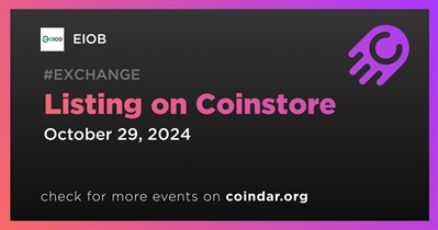 EIOB to Be Listed on Coinstore on October 29th