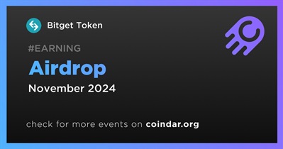 Bitget Token to Hold Airdrop