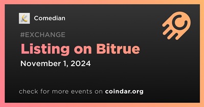 Comedian to Be Listed on Bitrue