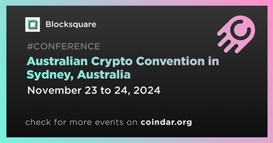 Blocksquare to Participate in Australian Crypto Convention in Sydney on November 23rd