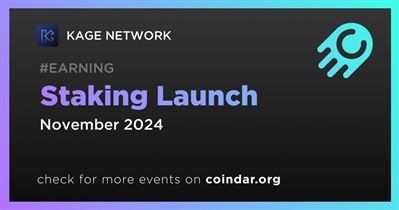 KAGE NETWORK to Launch Staking in November