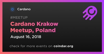 Cardano Krakow Meetup, Ba Lan
