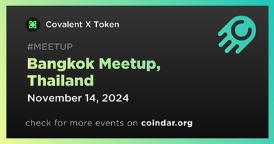 Covalent X Token to Host Meetup in Bangkok on November 14th