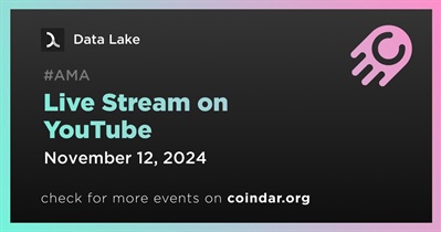 Data Lake to Hold Live Stream on YouTube on November 12th