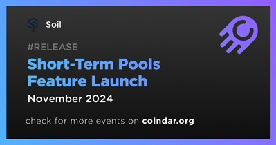 Soil to Launch Short-Term Pools Feature in November