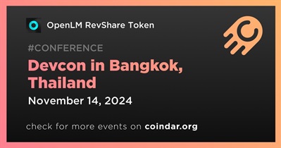 OpenLM RevShare Token to Participate in Devcon in Bangkok on November 14th