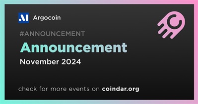 Argocoin to Make Announcement in November