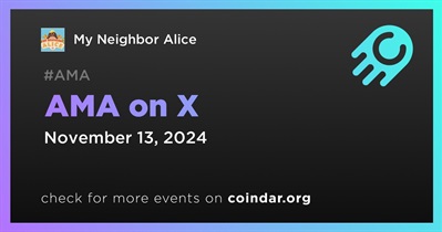 My Neighbor Alice to Hold AMA on X on November 13th