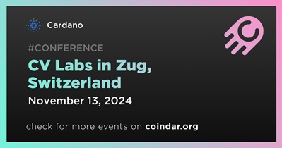 Cardano to Participate in CV Labs in Zug on November 13th